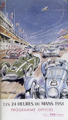 Programme for Le Mans 24 Hours, 1951