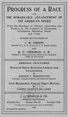 Progress of a Race, title page, 1902. Creator: Unknown