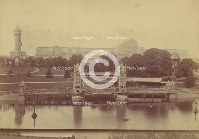 Progress of the Crystal Palace at Sydenham, 1854. Creator: Philip Henry Delamotte.