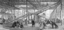 Progress of the International Exhibition Building: the stairs, 1862. Creator: Unknown