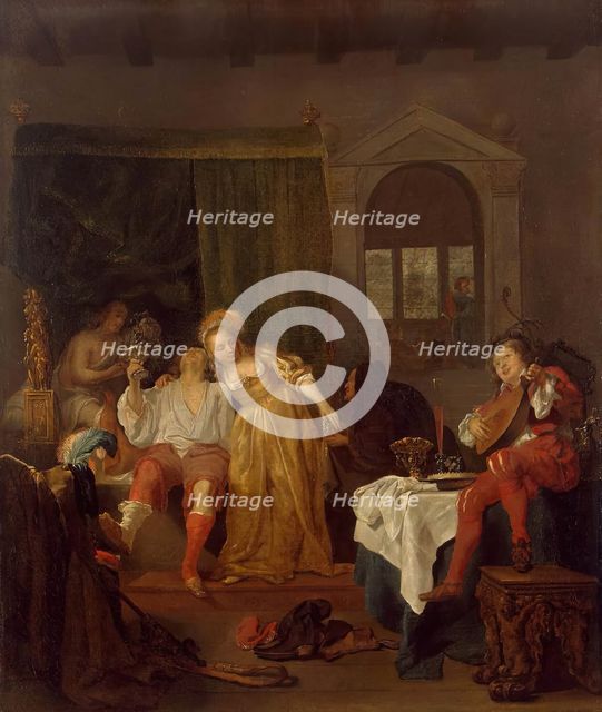 Prodigal Son, 1649. Creator: Gabriel Metsu.