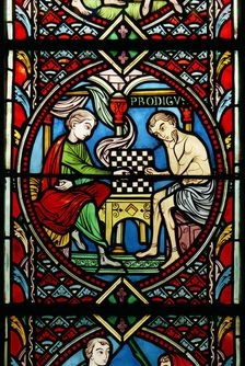 Prodigal Son window at Feltwell, Norfolk, 1964. Artist: Laurence Goldman
