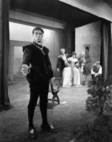 Production of Shakespeare's "Twelfth Night", Worksop College, Derbyshire, 1960. Creator: Michael Walters