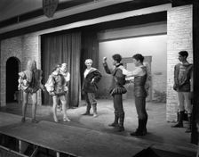Production of Shakespeare's "Twelfth Night", Worksop College, Derbyshire, 1960. Creator: Michael Walters