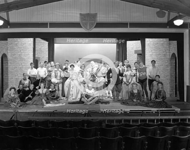 Production of Shakespeare's Twelfth Night, Worksop College, Derbyshire, 1960. Artist: Michael Walters