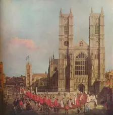 Proession of the Order of the Bath, 1749, (1929). Artist: Canaletto