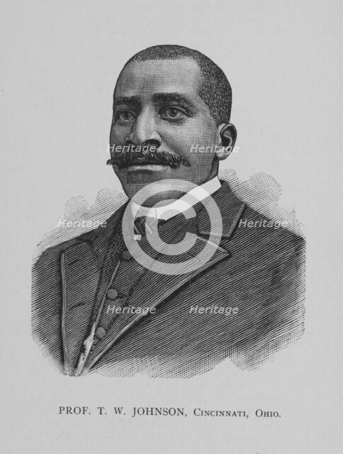 Prof. T. W. Johnson, Cincinnati, Ohio, 1888. Creator: Unknown.