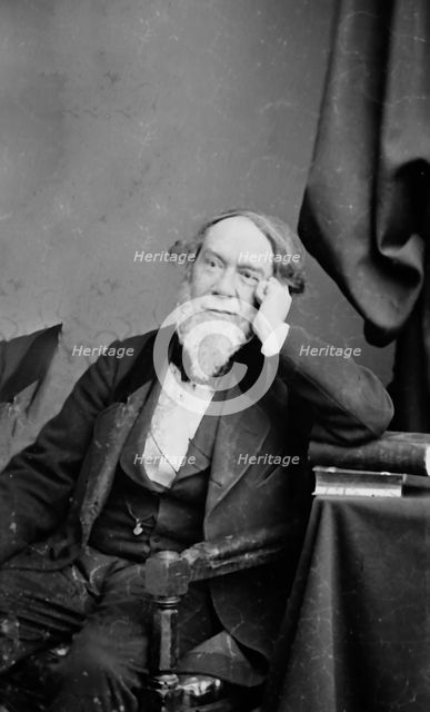 Prof. Alexander Dallas Bache, between 1855 and 1865. Creator: Unknown.