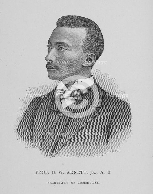 Prof. B. W. Arnett, Jr., A. B., 1888. Creator: Unknown.