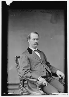 Prof. Edward M. Gallaudet, between 1870 and 1880. Creator: Unknown