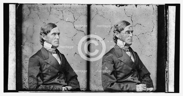 Prof. Hitchcock, ca. 1860-1865. Creator: Unknown.