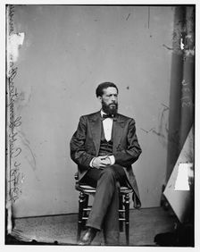 Prof. John Langston, Howard University, between 1860 and 1875. Creator: Unknown