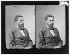 Prof. John Langston, Howard University, between 1868 and 1875. Creator: Unknown