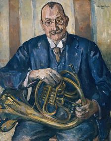 Prof. Karl Stiegler, 1932. Creator: Broncia Koller