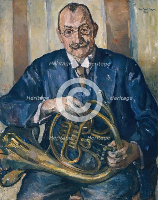 Prof. Karl Stiegler, 1932. Creator: Broncia Koller.
