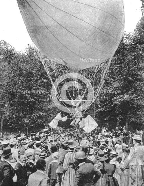 ''Professor Myers' Air Bicycle', 1891. Creator: Unknown.