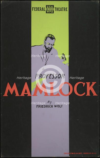 Professor Mamlock, New York, [1930s]. Creator: Unknown.