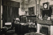 Professor and Mrs Dejerine's study in their flat Boulevard Saint Germain, Paris;..., c1910s. Creator: Unknown