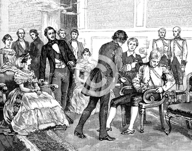 Professor Anderson at Balmoral, 1849, (1900). Artist: Unknown
