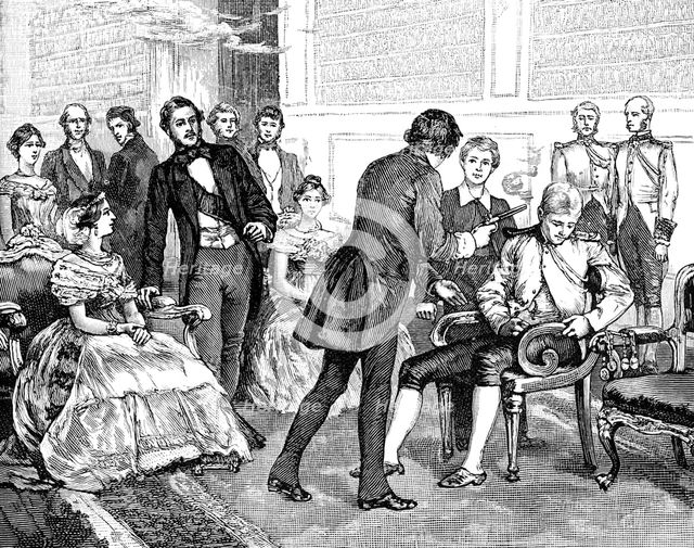 Professor Anderson at Balmoral, 1849, (1900). Artist: Unknown