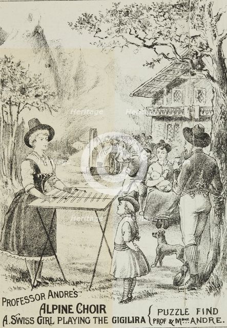 Professor Andre's Alpine Choir, late 19th century. Creator: Unknown.