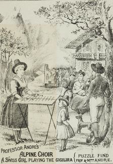 Professor Andre's Alpine Choir, late 19th century. Creator: Unknown