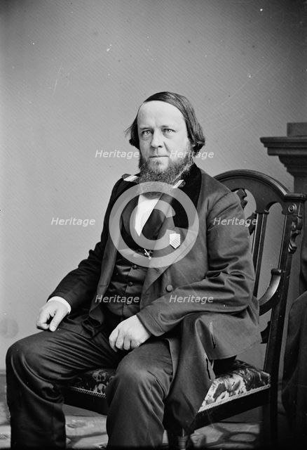 Professor Benjamin Silliman, between 1855 and 1865. Creator: Unknown.