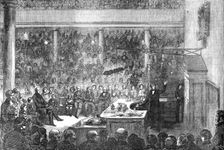 Professor Faraday lecturing at the Royal Institution, before H.R.H. Prince Albert, the Prince of Wal Creator: Unknown