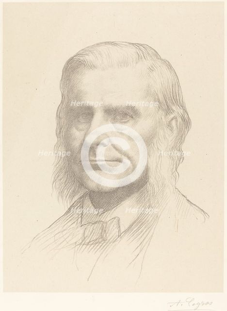 Professor Huxley, 2nd plate. Creator: Alphonse Legros.