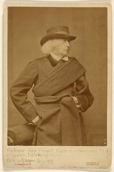 Professor John Stuart Blackie-Emeritus Prof. of Greek, Edinburgh Univ..., about 1870. Creator: D. Macara & Company