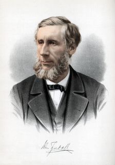 Professor John Tyndall, Irish natural philosopher, c1890.Artist: Cassell, Petter & Galpin