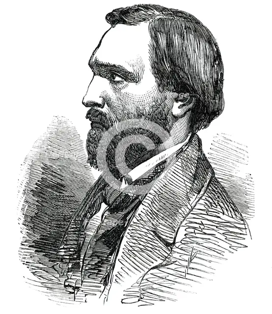 Professor Kinkel, from a lithograph published at Berlin, 1850. Creator: Unknown.
