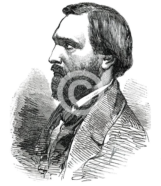 Professor Kinkel, from a lithograph published at Berlin, 1850. Creator: Unknown.