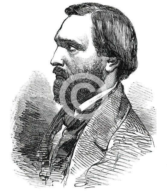 Professor Kinkel, from a lithograph published at Berlin, 1850. Creator: Unknown.