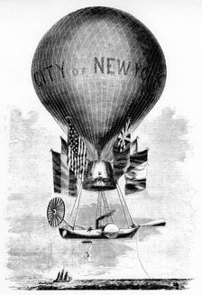Professor Lowe's Balloon c1859