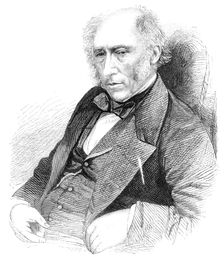 Professor Phillips, F.R.S., President of the British Association for 1865, (1865). Creator: Unknown