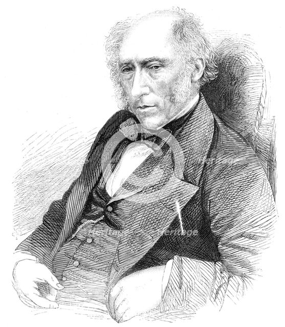 Professor Phillips, F.R.S., President of the British Association for 1865, (1865). Creator: Unknown.