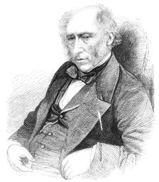 Professor Phillips, F.R.S., President of the British Association for 1865, (1865). Creator: Unknown