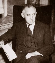 Professor Raymond Moley, American academic and writer, 1930s. Creator: Unknown