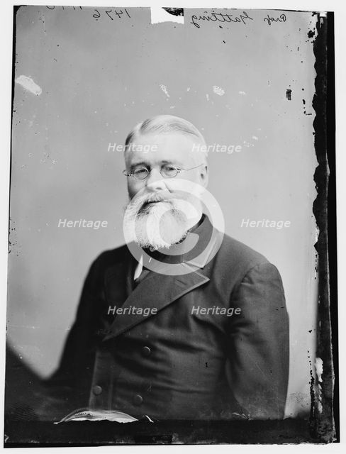 Professor Richard Jordan Gatling, between 1870 and 1880. Creator: Unknown.