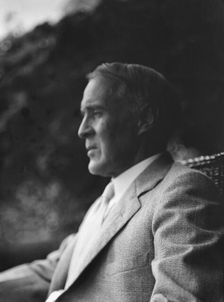 Professor Robert Wood, portrait photograph, 1932. Creator: Arnold Genthe