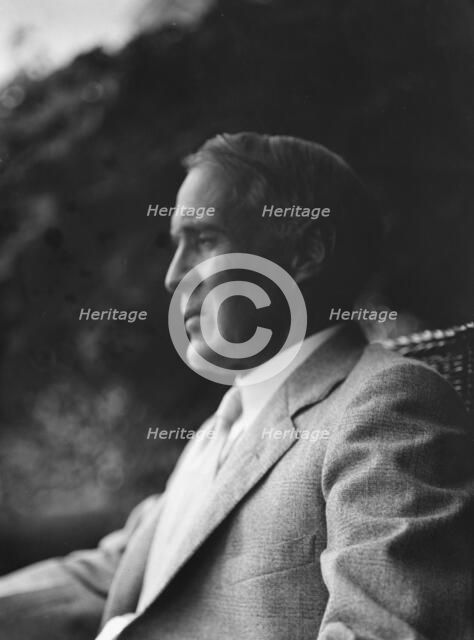 Professor Robert Wood, portrait photograph, 1932. Creator: Arnold Genthe.