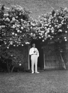 Professor Robert Wood, standing outdoors, 1932. Creator: Arnold Genthe