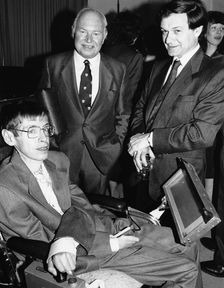 Professor Stephen Hawking (1942- ), British Physician. Creator: Unknown
