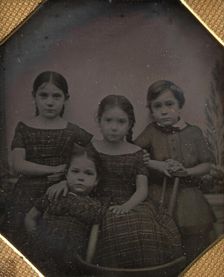Professor Schneider's Children, ca. 1842. Creators: W. & F. Langenheim, William Langenheim