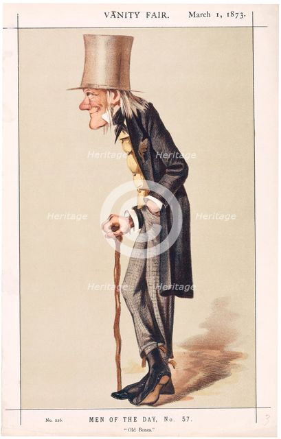 Professor Sir Richard Owen, FRS, KCB, naturalist, 1873. Creator: Sir Leslie Matthew Ward.