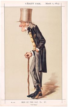 Professor Sir Richard Owen, FRS, KCB, naturalist, 1873. Creator: Sir Leslie Matthew Ward