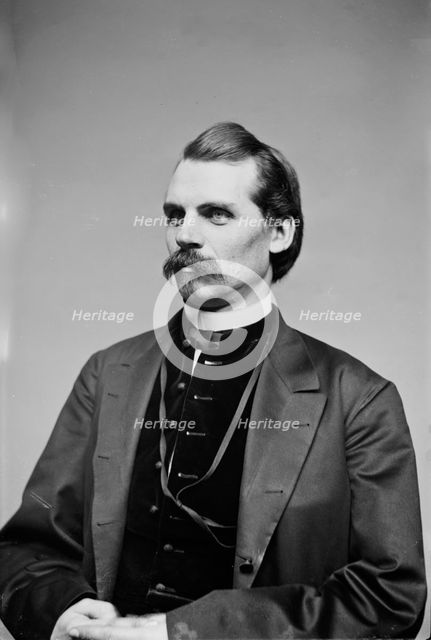 Professor Thaddeus S. C. Lowe, between 1855 and 1865. Creator: Unknown.