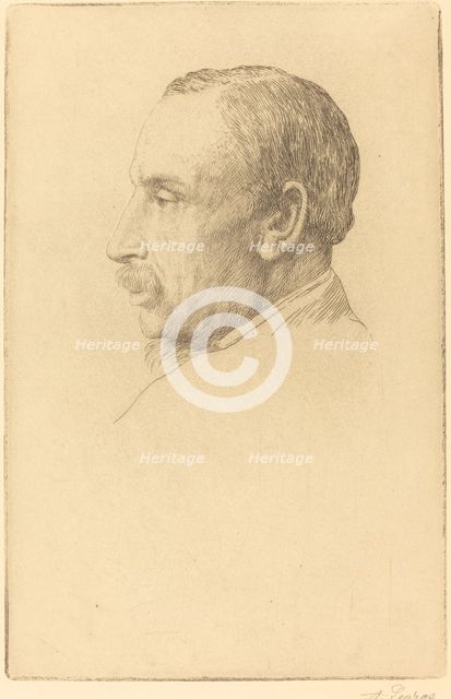 Professor W. Cawthorne Unwin. Creator: Alphonse Legros.