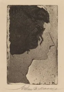 Profile, 1919. Creator: Arthur Davies